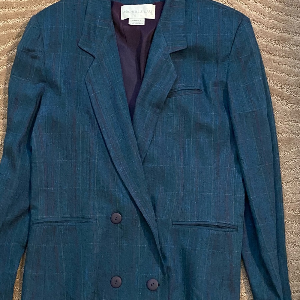 Michelle Stuart suit jacket with skirt